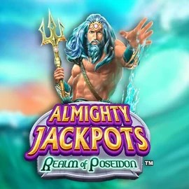 Almighty Jackpots – Realm of Poseidon game by Novomatic – logo hosted on GramsBet Casino