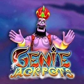 Genie Jackpots online game logo by Blueprint Gaming on gramsbetscasino.com