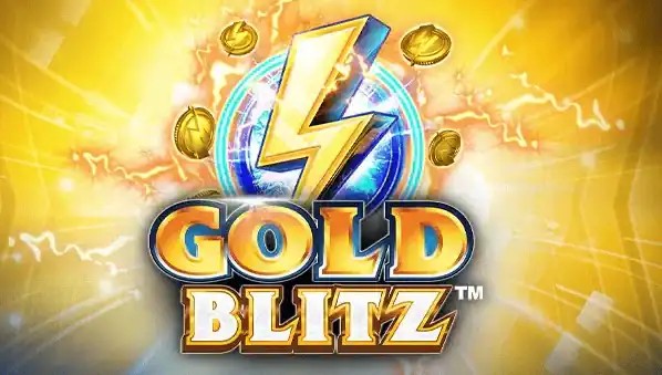 Gold Blitz logo by Fortune Factory Studios at GramsBet Casino