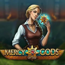 Mercy Of The Gods slot logo by NetEnt at GramsBet Casino
