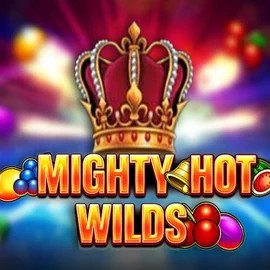 Mighty Hot Wilds slot logo by Inspired Gaming at GramsBet Casino