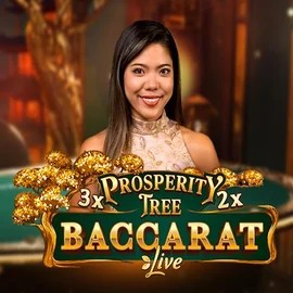 Prosperity Tree Baccarat by Evolution, showcased at gramsbetscasino.com – game logo