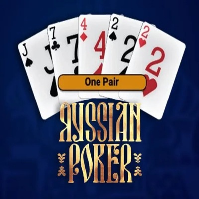 Russian Poker game by OneTouch Games – logo hosted on GramsBet Casino
