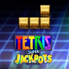 Tetris Super Jackpots online game logo by WMS on gramsbetscasino.com
